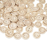 100Pcs 1" 25Mm Handmade With Love Wood Buttons Craft Sewing Button (1"