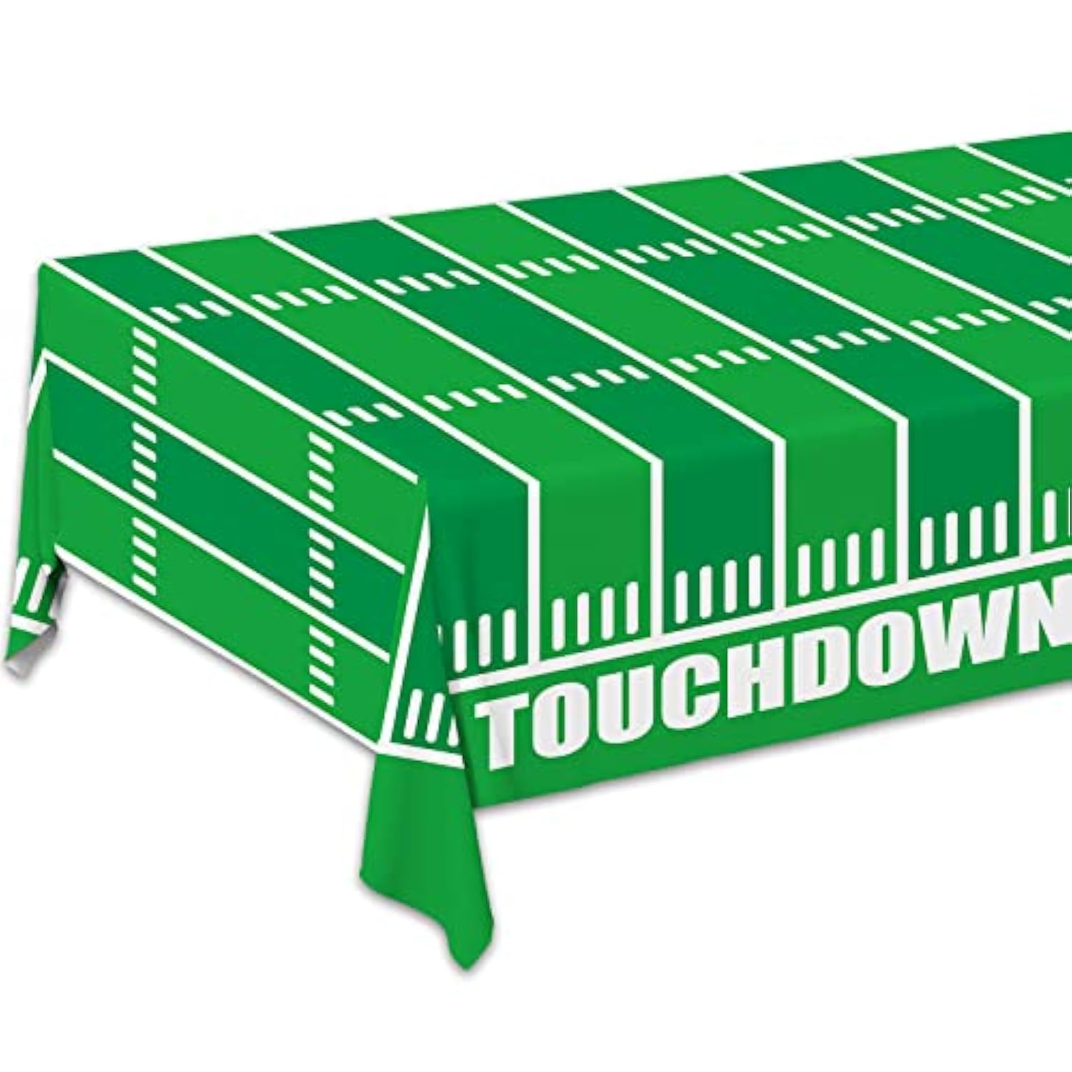 Football Theme Party Disposable Tablecloth Plastic Touchdown Table Cover For Birthday Football Party Games Decoration 54 X 108Inch 3 Pack