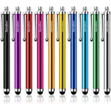 10-Pack High Precision Stylus Pens for iPad iPhone Samsung and Tablets