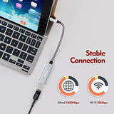 Usb C To Ethernet Adapter, Type C To Rj45 Gigabit Internet Adapter 1Gbps, Usb-