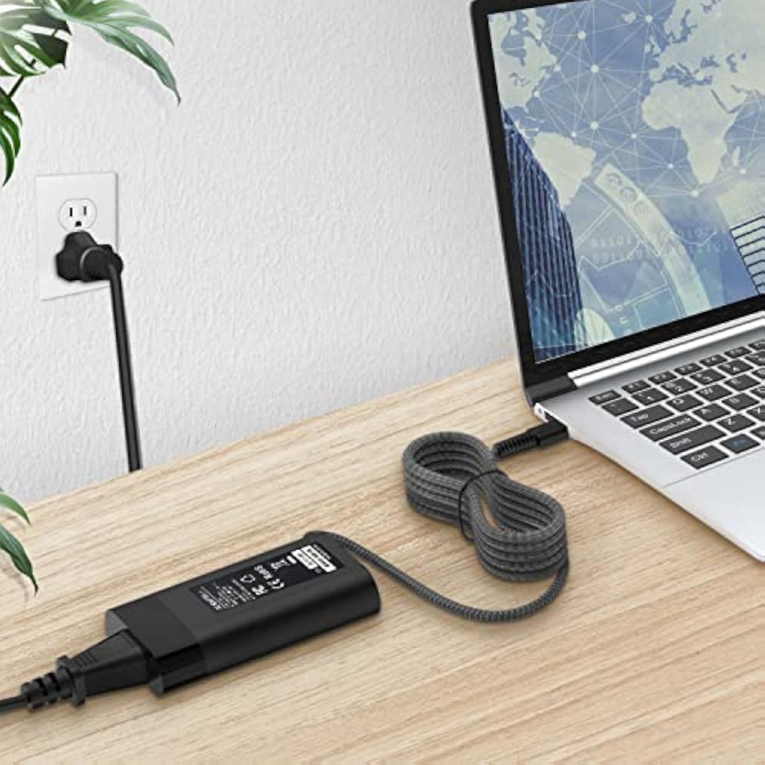 65W Slim Usb C Ac Charger Fit For Hp Spectre X360 Hp Elitebook 840 X360 Hp Pro