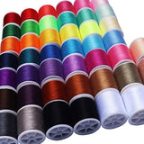 45 Spools Polyester Sewing Thread Kit for Hand & Machine Sewing, 4500 Yards