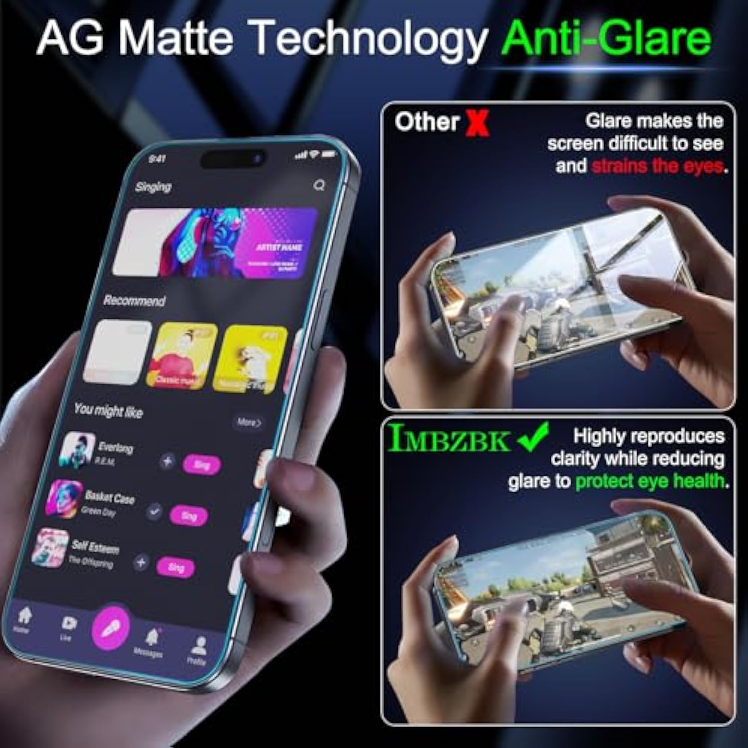 [Auto-Dust Removal] 3 Pack Matte Screen Protector For Iphone 17 Pro [Military Grade] Accessories, Case Friendly Film, 3 Tempered Glass Camera Lens Protector, Anti-Glare, Smooth As Silk