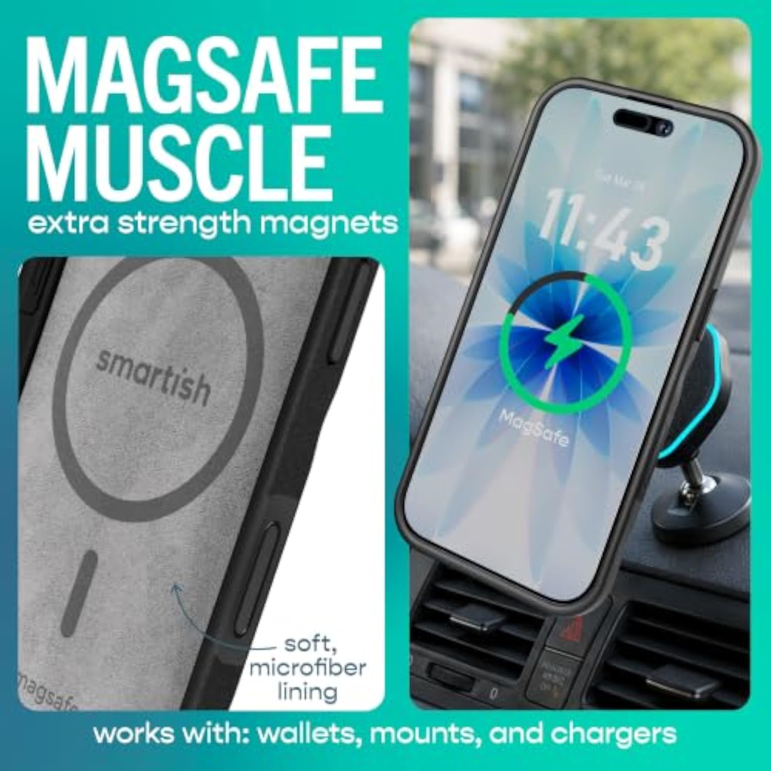iPhone 17 MagSafe Case with Camera Control and Black Finish