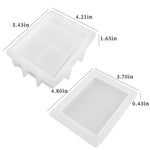 Resin Box Mold With Lid Book Shape Storage Box Silicone Molds For Epoxy Resin Concrete 3D Candle Holder Jewelry Trinket Container Succulent Plant Pot Mold Diy Art Casting Craft Home Decor