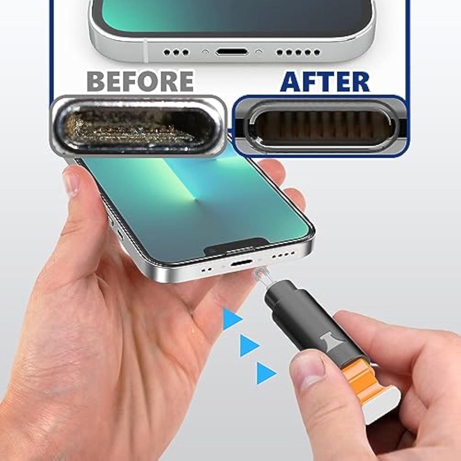 iPhone & AirPod Cleaning Kit Portable Charger Port and Cable Repair Tool