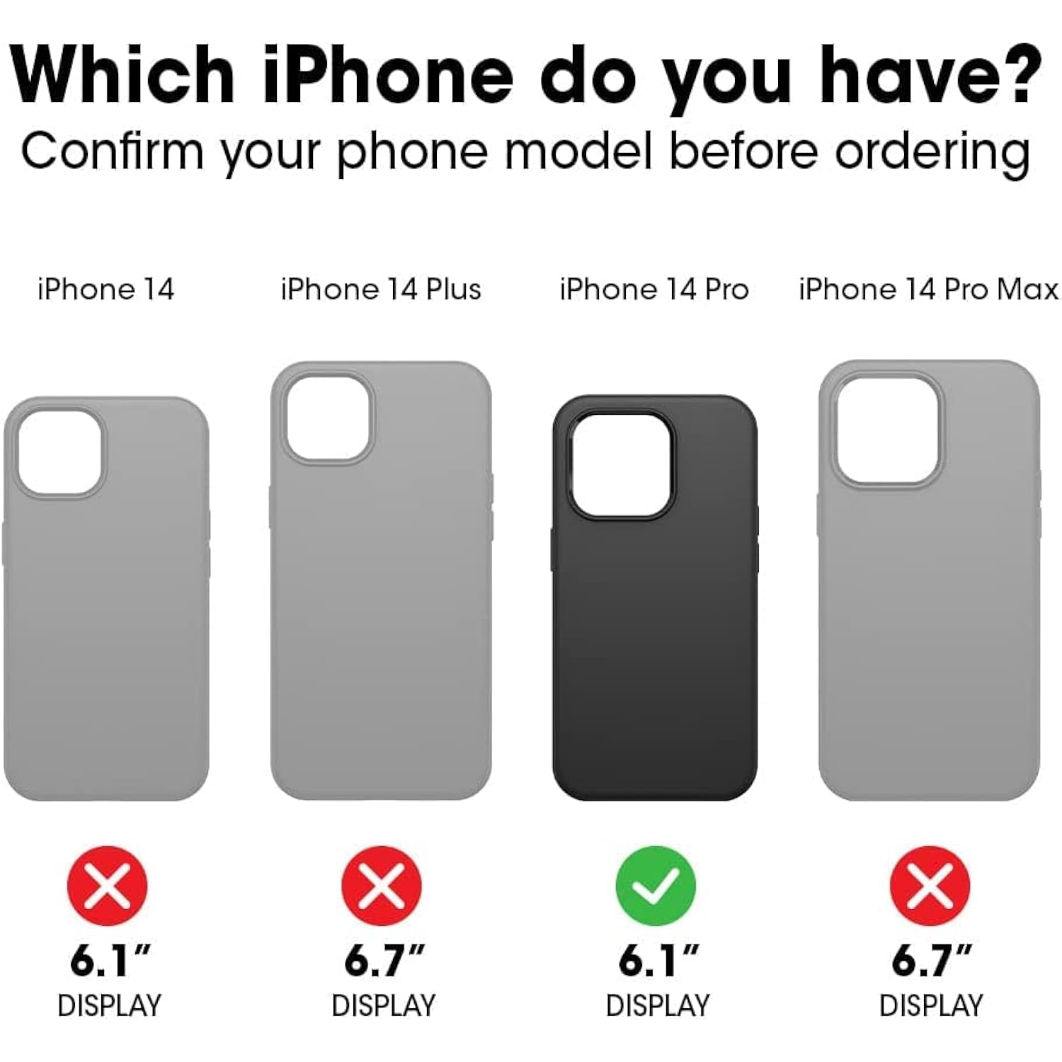 OtterBox Defender Series XT Case with MagSafe [Apple Certified] for iPhone 14 PRO (ONLY) Non-Retail Packaging - Black