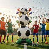 3.8ft Giant Standing Soccer Balloons, 1Pack Soccer Party Decorations