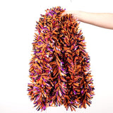 33Ft Halloween Tinsel Garland, Black Purple Orange Metallic Twist Foil Tinsel Garland Shiny Hanging Decorations For Halloween Party Decoration Supply