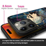 Compatible With Iphone 16 Pro Case,Stained Glass Bats Spooky Moon For Men Woman,Soft Silicone Shock-Proof And Skid-Proof For Protective Case For Iphone 16 Pro
