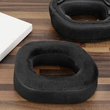 Geekria Comfort Hybrid Velour Replacement Ear Pads for Corsair HS80 Max/ HS80 USB Wired/ HS80 RGB Wireless Gaming Headphones Ear Cushions, Repair Parts (Black)