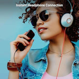 Cable Matters Combo-Pack TRS 2.5 mm and 3.5 mm Headphone Adapter Kit (2.5mm to 3.5mm Adapter and 3.5mm to 2.5mm Adapter) in Black - 4 Inches