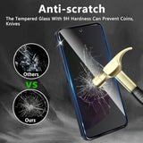 3 Pack Privacy Screen Protector Designed For Samsung Galaxy A35 / A55 5G,Full Coverage Anti-Spy Tempered Glass Film,9H Hardness,Anti-Fingerprint,Bubble Free,Easy To Install