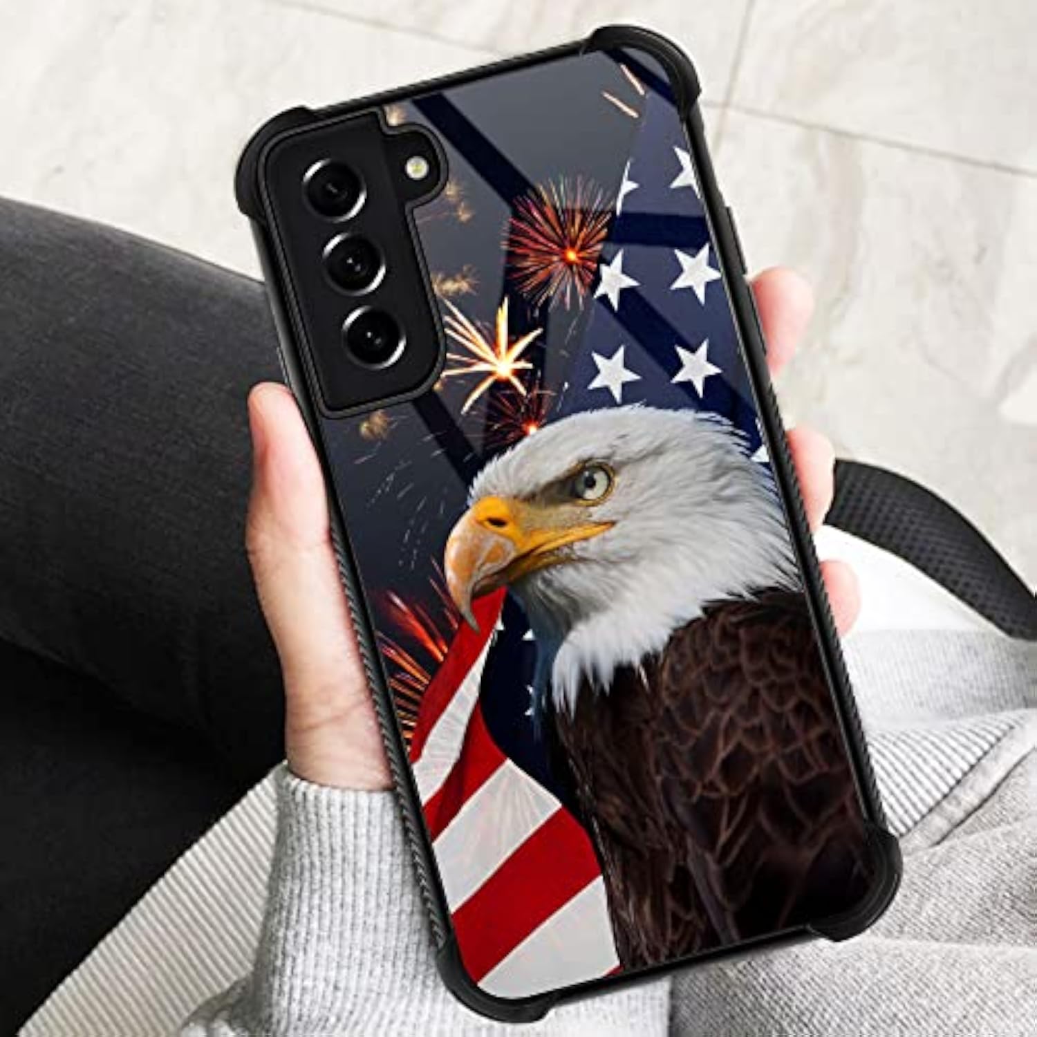 Samsung Galaxy S22 Case with Military-Grade Protection and Anti-Scratch Design by American Eagle