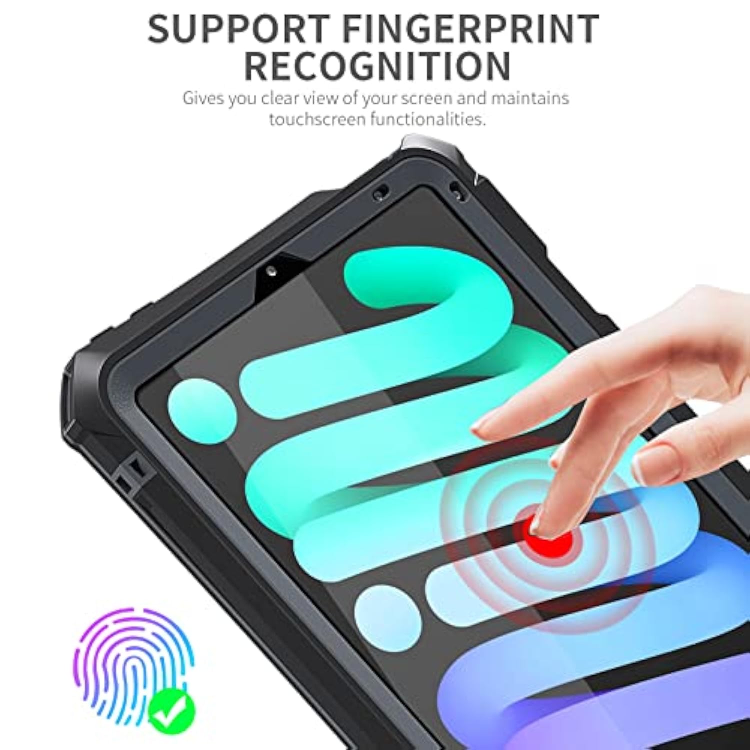 Ipad Mini 6 2021 (6Th Generation) Waterproof Case,Underwater Protective Dustpr
