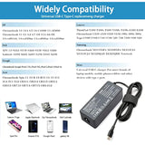 45W Usb C Charger For Lenovo Chromebook 100E 300E 500E C330 S330 C340 S340 Del