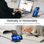 Wireless Charger For Samsung Galaxy S24+ | S24 Ultra | S23 | S22 | S21 | S20 Fe | S10 | S10E | S9 Plus | S8 | Note 20 | 10 | 9 | 8 | Z Flip Fold 5 4 3 Qi-Certified 10W Fast Charging Stand