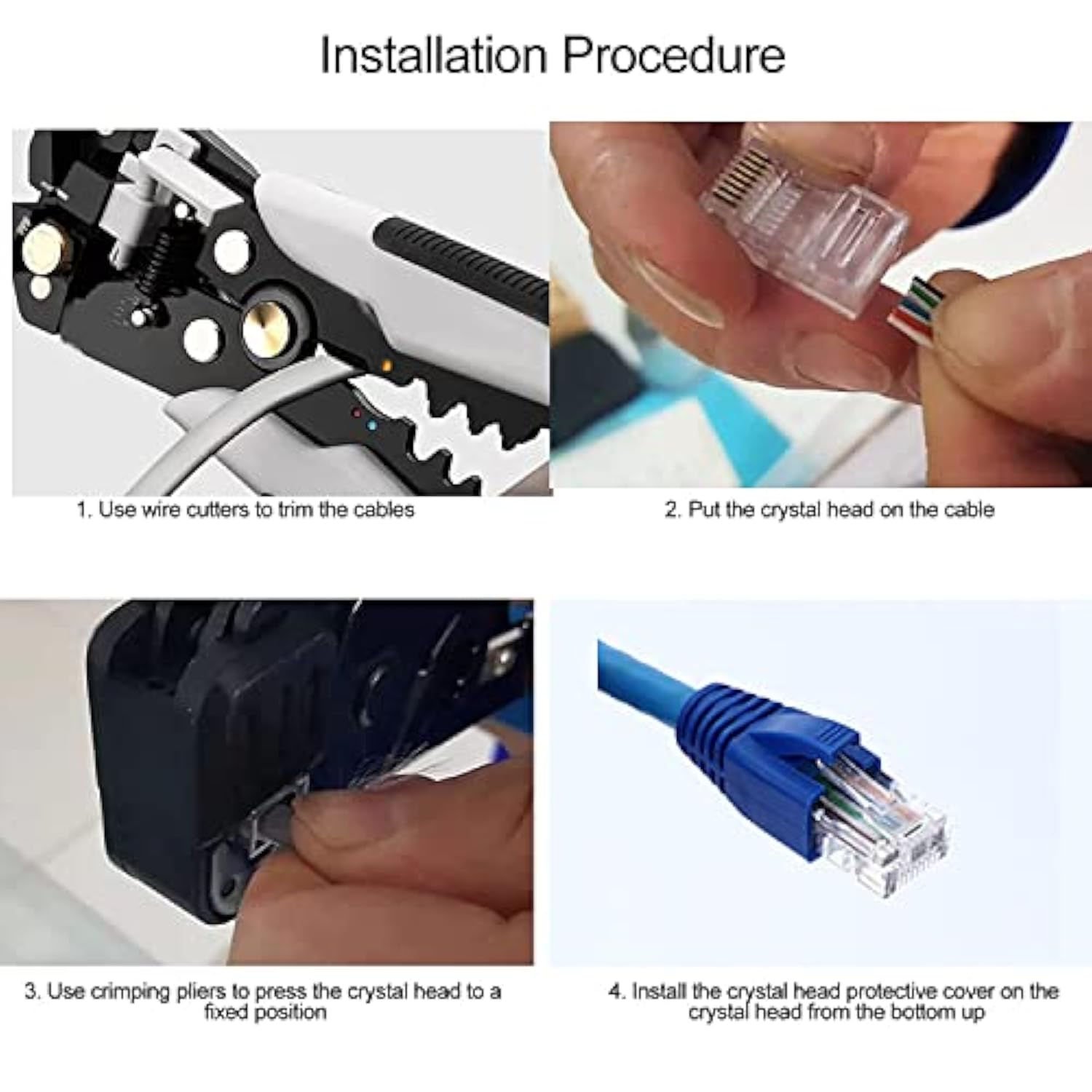Soft Plastic Ethernet Rj45 Cable Connector Boots Cover Network Strain Relief B