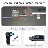 45W 19.5V 2.31A Laptop Ac Adapter Charger For Hp Pavilion 11 13 15 X360 M3 Eli