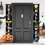 Halloween Door Banner: Trick or Treat Porch Decor, 71x12 Inch