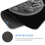Viking Warrior Mouse Pad Portable Non-Slip Base Mousepad For Computer Laptop Office Home And Travel