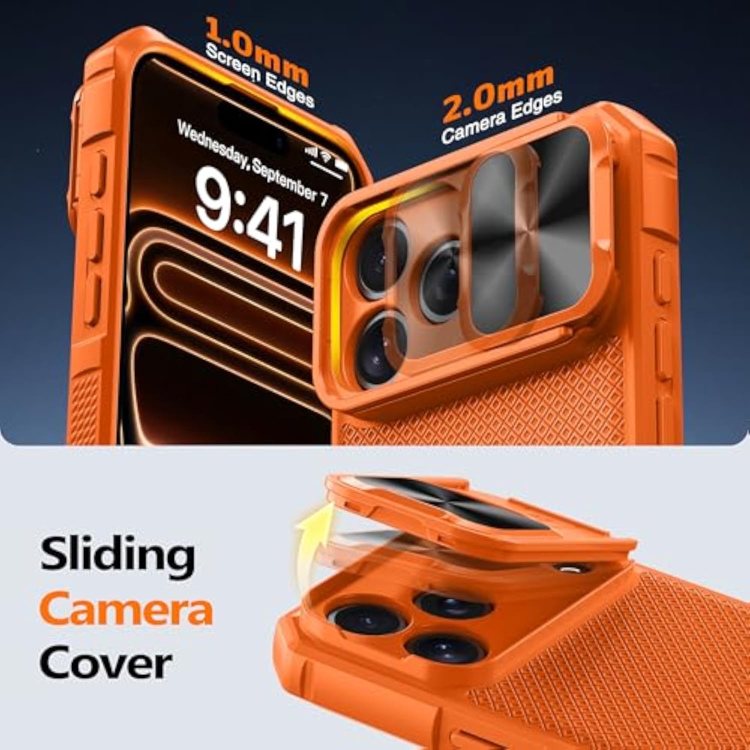 Magsafe Compatible Case for iPhone 17 Pro Max with Slide Camera Cover