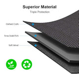 Hard Drive Hard Case, 2Pack Rectangle Shaped Portable Protection Eva Shockproof Earbuds Earphone Headset Headphone Carrying Cases With Zipper And Carabiner Wired/Bluetooth Headset Change Purse