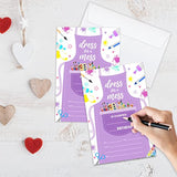 Birthday Invitation Cards, Art Painting Party Invites, Kids Happy Birthday Party Decorations Supplies, 20 Fill-In Cards With Envelopes For Boys Or Girls Party Celebration - B25