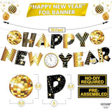 Happy New Year 2026 Banner 10 Ft Gold Foil Party Decoration