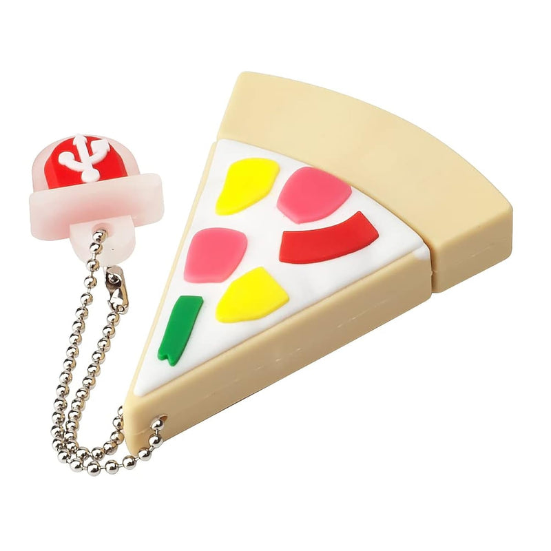 64Gb Usb Flash Drive Pizza-Shaped, Borlterclamp Novelty Usb Drive Thumb Drive