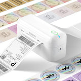 Bluetooth Thermal Label Printer Realwriter Rw402B, 4X6 Shipping Label Printer For Small Business, Compatible With Android, Iphone And Windows, Mac, Chromebook, Ebay, Usps, Fedex, Shopify