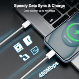 Usb C Cable, (3Ft, 3Pack) Usb C To Usb C Charging Cable, 60W/3A Fast Type C Ny