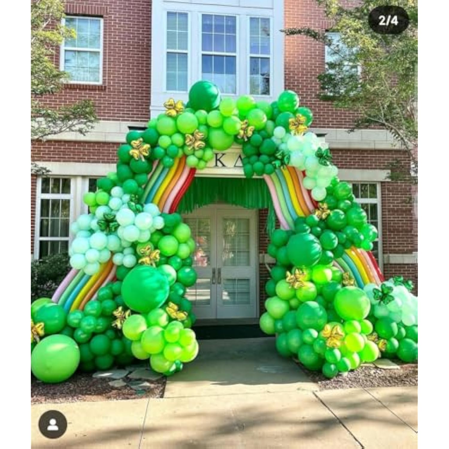 138Pcs Green Balloon Arch Kit – Green & Gold Balloons for St. Patrick's Day and  Party