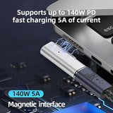 Usb C To Magnetic 3 140W Charging Adapter Mag-Safe Compatible With Macbook Pro