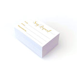 100 Song Request Cards Play Song At Wedding Reception Prom Dance Party Band Dj Karaoke Music Suggestion Note Gold