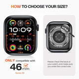 Series 11 46Mm Bling Case Compatible For Apple Watch Screen Protector Series 11 & 10 For Women, Glitter Diamond Rhinestone Face Cover For Iwatch 46 Mm Accessories