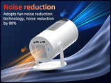 [Auto Keystone] Mini Projector With Wifi And Bluetooth, Portable Movie Projector With 210° Rotatable, 4K 1080P Home Theater Projector Compatible With Smartphone, Tv Stick, Laptop, Hdmi, Usb