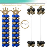 Adjustable Balloon Column Stand Kit (Set of 2): 9ft Metal Party Decor