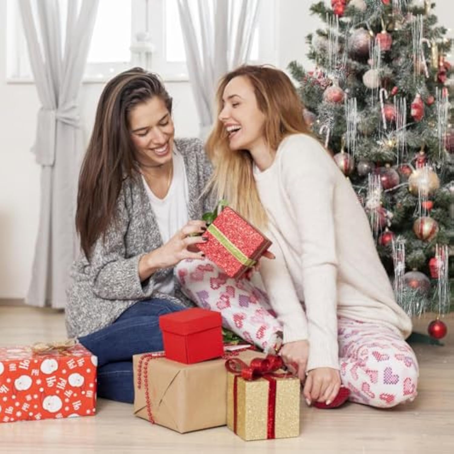 Tinsel Icicles- 5000 Strands 19" Icicle Tinsel Strands For Christmas Tree- Shiny Foil Fringes Tinsel Christmas Tree Decorations For Xmas Tree Holiday Decor Birthday Wedding Party Supplies, Silver