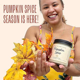 Pumpkin Spice Fall Candles For Home Scented – Vanilla, Pumpkin, Cinnamon, Clove – Perfect Home Décor Gifts For Autumn, Holiday, Christmas, Winter - 9Oz, Soy Wax, 50 Hour Burn