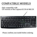 Keyboard Cover Skin for Logitech K120 & MK120