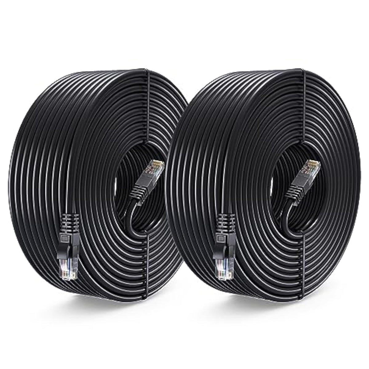 Maximm Cat 6 Ethernet Cable 100 Ft, (2-Pack) Cat6 Cable, LAN Cable, Internet C