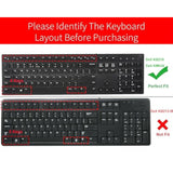 Keyboard Cover for Dell KM636 Wireless Keyboard & Dell KB216 Wired Keyboard