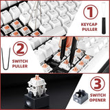 Runjrx Keyboard Lube Kit With Switch Opener,Tweezers,Keycap Puller,Switch Pull