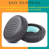 Upgrade Ear Pads Ear Cushions Replacement Compatible With Creative Sound Blaster Jam Headphone Protein Leather Earpads