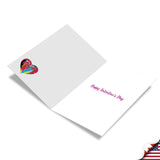 - Valentine'S Day Greeting Card With Envelope (4.63 X 6.75 Inch) - Colorful Hearts C9267Gvdg