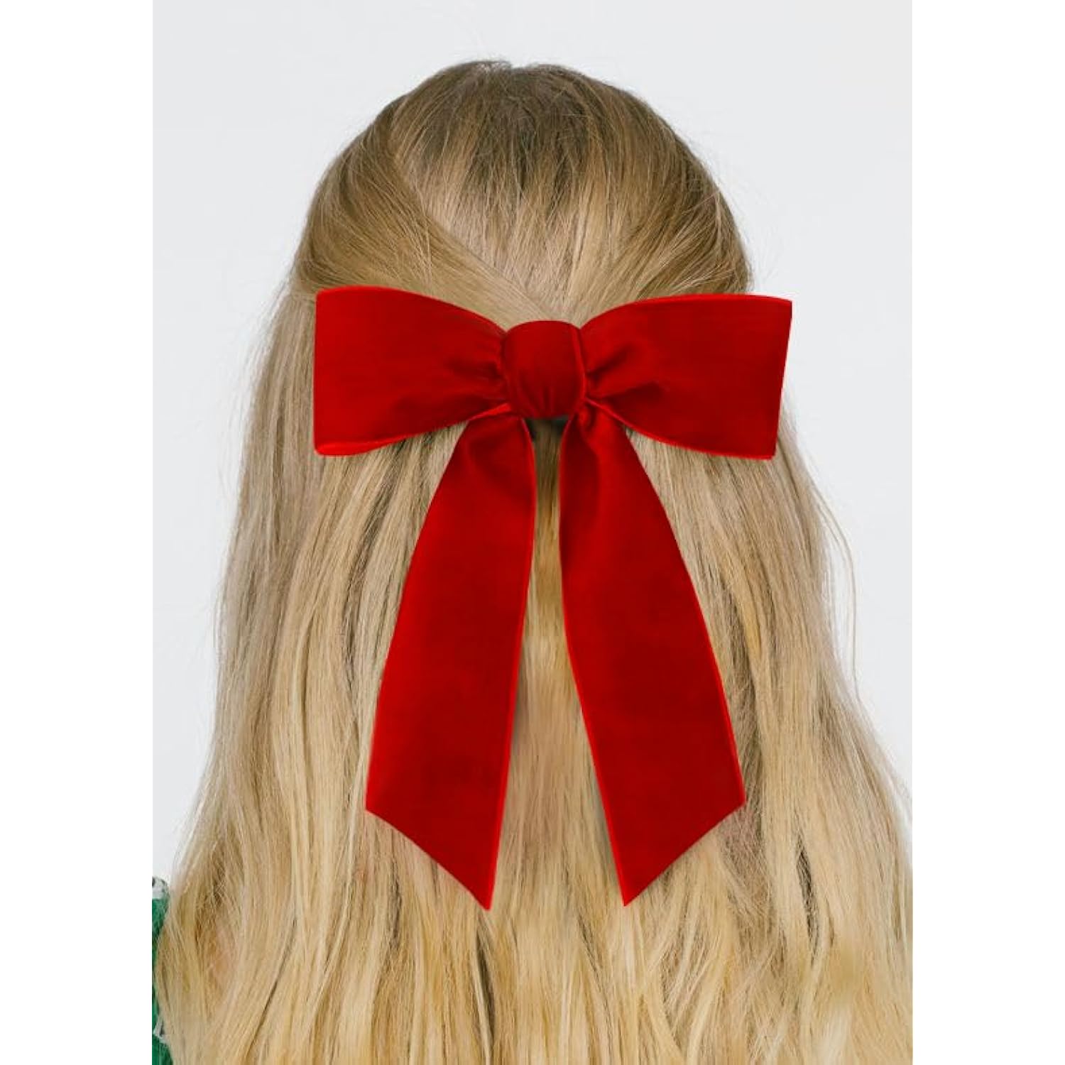 Red Velvet Ribbon 1.5'' 25 Yards For Christmas Tree, Gift Wrapping, Flower Bouquet, Wreath Decorations, Bow Making