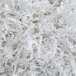 - 2 Lb - White - Crinkle Cut Paper Shred Filler Great For Gift Wrapping, Basket Filling, Birthdays, Weddings, Anniversaries