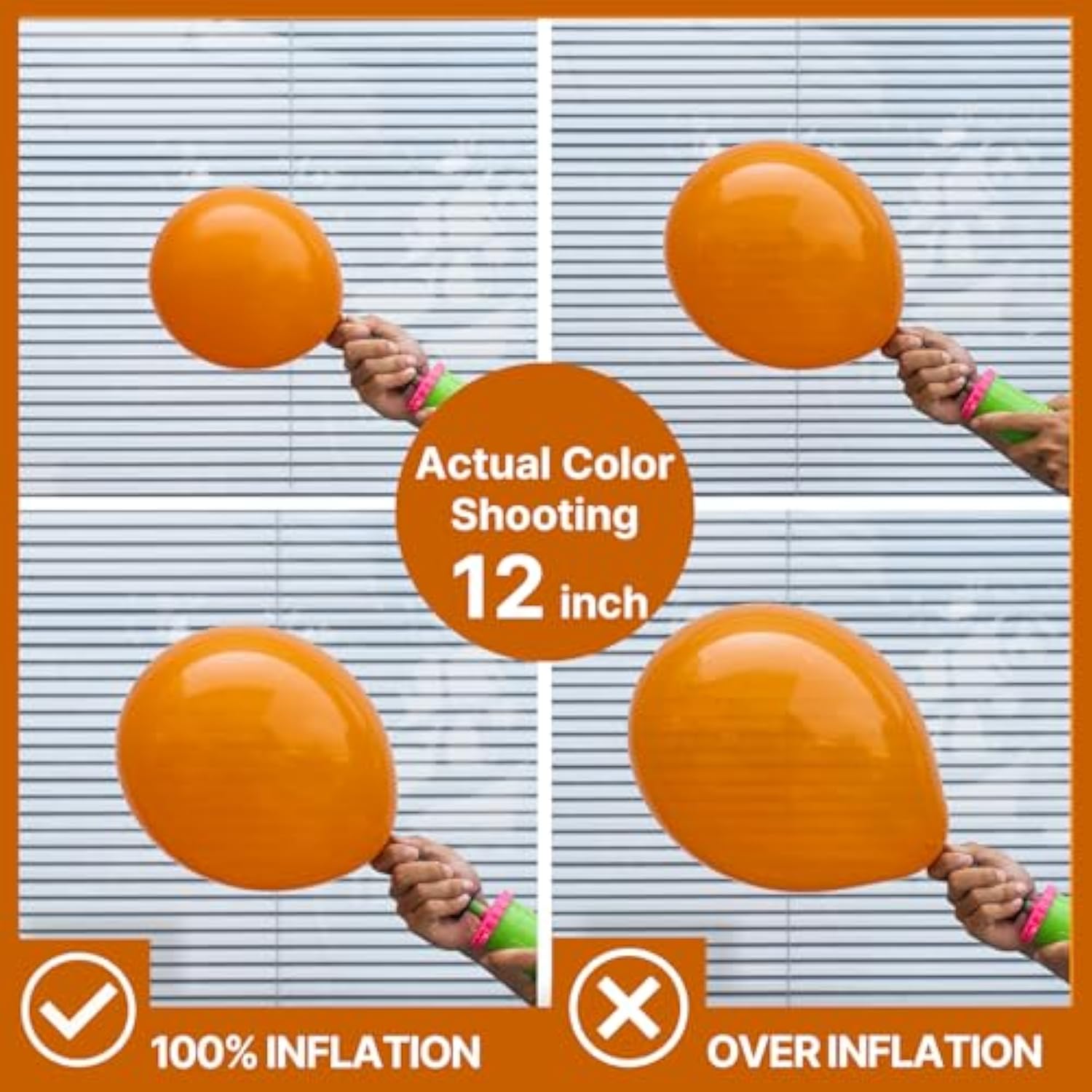 Burnt Orange Balloon Garland Kit: Fall Party Decorations (130pcs)