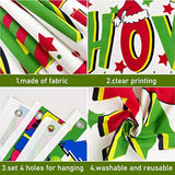 Large Christmas Decorations Banner Merry Christmas Yard Sign Hanging Banner Outdoor Christmas Decorations Backdrop Home Decor Indoor Xmas Eve Vacation Holiday Party Supplies